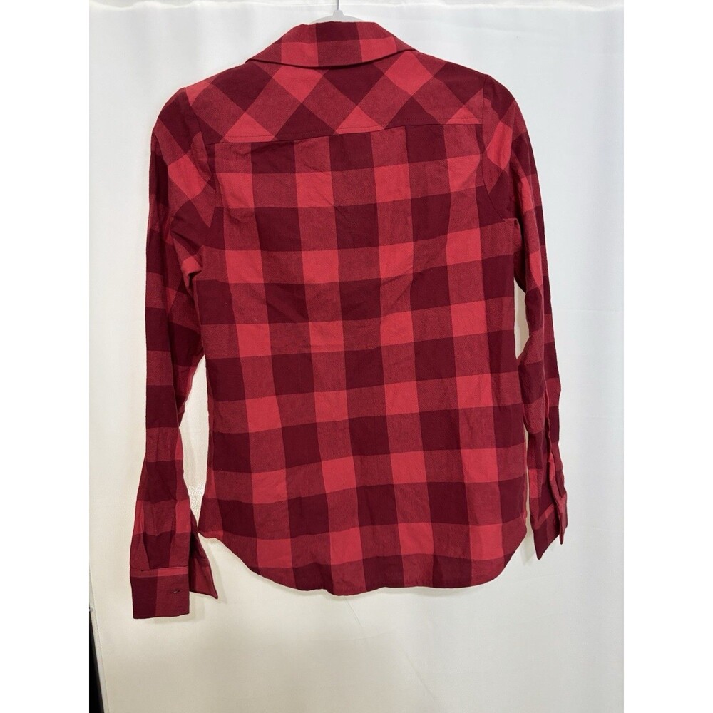 Tuckernuck Poppy Red Checkered Josie Women’s Shirt XS Career Tailored Business - Picture 6 of 11